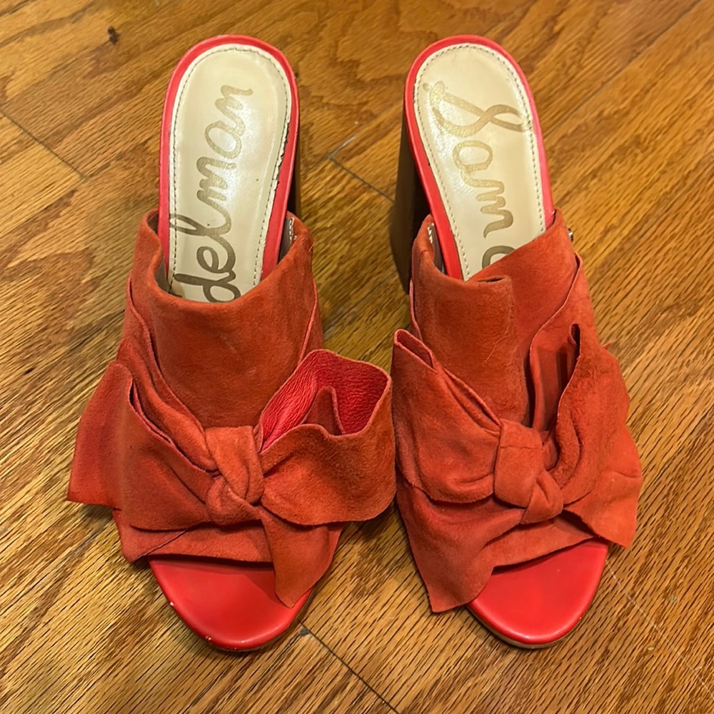 Sam Edelman heel mules size 8